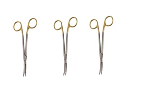 SuperCut Tijeras de Estiramiento Facial Quirúrgico Curvo de 18 cm con Una Hoja Dentada y Patrón Redondo Base de Instrumentos Quirúrgicos - Product Image 3