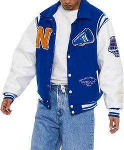 Ensemble personnalisé 2 pièces pour hommes, printemps, pas cher, sweat à capuche vierge assorti à l'automne, survêtement d'extérieur, veste universitaire - Product Image 1