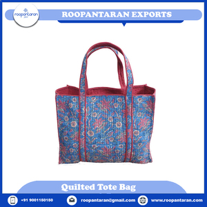 Sac fourre-tout imprimé dernier modèle en coton doux rembourré matelassé sac de soirée en polyester à bas prix - Product Image 6