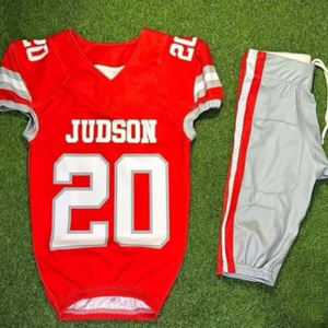 Uniforme de football américain pour jeunes fait sur mesure au Pakistan matériel de tendance sergé conception broderie équipe collégiale correspond au meilleur pantalon - Product Image 5