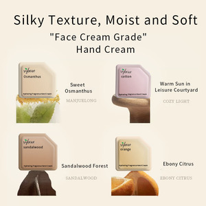 Kit de Crèmes <span class=keywords><strong>Mains</strong></span> Osmanthus & Edelweiss en Sachet, Nourrissantes, Éclaircissantes et Hydratantes pour Voyage/Salon de Manucure OEM - Product Image 6