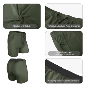 Short d'entraînement de gym style High Street pour homme Short de jogging à séchage rapide et respirant Écologique Nouvelle arrivée - Product Image 5