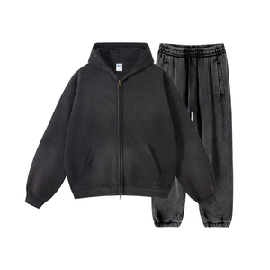 High Quality logo Sweatsuit Women Hoodies and Sweat <b>Pants</b> Set Unisex Tracksuits Spandex Polyester - Product Image 1