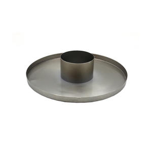 Portavelas de pilar de Metal de diseño único, recubierto de cobre para boda, fiesta, cena a la luz de las velas, pilar de vela de mesa personalizado - Product Image 6