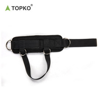 Sangles de cheville TOPKO Fitness pour les séances d'entraînement en salle de sport, sangles de cheville pour machines à câbles, accessoires de fitness, sangles de cheville à anneau en D