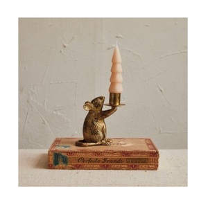 Portavelas de aluminio y Metal de la mejor calidad, candelabro dorado de ratón de diseño moderno recién llegado a precio barato - Product Image 1