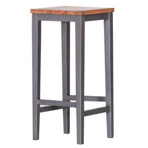 Modern Industrial Leather <b>Bar</b> Stool with Iron Backrest and Wood Frame for Kitchen Living Room Dining Restaurant Furniture <b>Chair</b> - Product Image 2