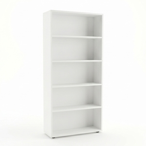 Color 5-Shelf Bookcase Modern <b>Storage</b> Unit for Home Office Use - Product Image 1