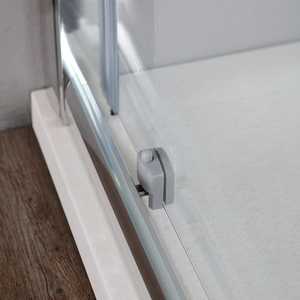 130 CM Reversible Clear Glass Shower <b>Door</b> for Niche Genoa <b>Bath</b> & Toilet Supplies - Product Image 4