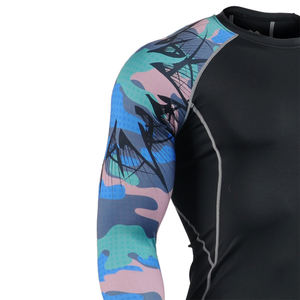 Superventas Dry Rash Guard Sublimación Impreso Compresión cómoda Fitness Manga larga Rash Guard - Product Image 5