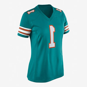 Camiseta de Fútbol Americano de Manga Corta con Nombre de Equipo Estampado, Secado Rápido, Ropa Deportiva Cómoda - Product Image 3
