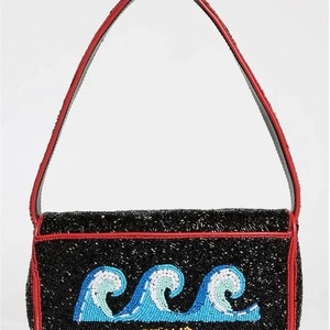 Handmade Beaded <b>Boho</b> style Shoulder bags, Beaded Staud bags, Beaded shoulder bags, beaded <b>Handbags</b> - Product Image 5