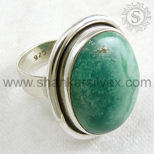 Natural Green Turquoise Gemstone Women <b>Ring</b> <b>Indian</b> Silver Jewelry Solid 925 Sterling Wholesale <b>Rings</b> Women Fashion Fine Jewelry - Product Image 2