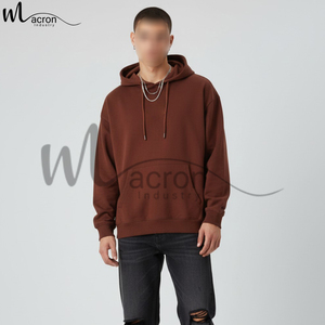 2025 Thick Fleece Drop Shoulder Loose Fit Stylish Winter For Travel Lifestyle Fashion & Everyday Casual Wear Oversized <b>Hoodies</b> - Product Image 3
