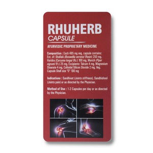 Proveedor indio Rhuherb Cápsulas de bienestar a base de hierbas Soporte natural para un estilo de vida flexible y activo disponible para la venta - Product Image 4