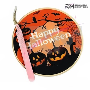 Plateau à pincettes RMI en verre cristal liquide de haute qualité, design Halloween, design personnalisé disponible - Product Image 2