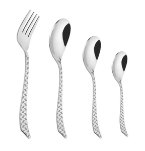 Stainless Steel Spoon Silverware <b>Crafts</b> Handmade Design Cutlery Set Stainless Steel Flatware Spoon Best Price - Product Image 2