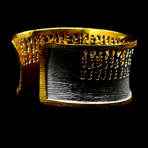 Brazalete clásico personalizado de Plata de Ley 925 para uso diario para mujer, brazalete de cadena fina texturizada de estilo Vintage y brazalete de eslabones - Product Image 4