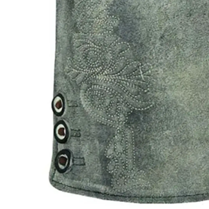 Authentic Bavarian Leather Shorts Traditional Lederhosen with <b>Suspenders</b> for Oktoberfest and Bavarian Celebrations - Product Image 5