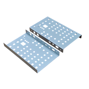 Pieza de chapa de metal personalizada con recubrimiento en polvo de doblado y estampado de precisión para recintos eléctricos y de equipos - Product Image 1