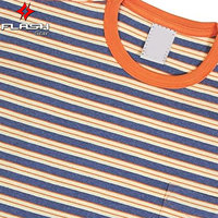 Kain Ramah Lingkungan Tenun Daur Ulang Solid Dapat Disesuaikan Bernapas 100% Campuran Katun/Poliester Gaya Retro Moto Biker 350g FLASH
