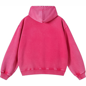 Sudadera con capucha extragrande con cremallera OEM, 100% algodón lavado, colores y logotipos personalizados, tallas grandes, largo extendido, estilo urbano, moda de invierno y verano - Product Image 2