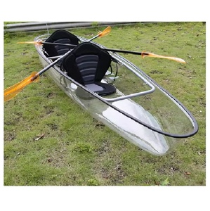 Kayak Recreativo con Fondo Transparente para Pesca, Paseos y Exploración Acuática, Diseño Cristalino - Product Image 6