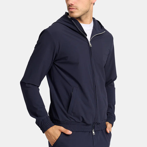 Chaqueta en blanco de estilo caliente para hombre, ligera, con cremalleras dobles, cortavientos impermeable de nailon, chaqueta de lujo para hombre, chaqueta de nieve - Product Image 6