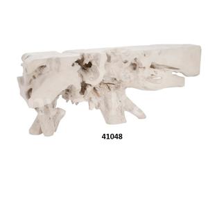 Muebles de lujo para el hogar, mesa auxiliar con Base de cristal con tapa de madera para el hogar, muebles de sala de estar, decoración, uso de mesa auxiliar, aspecto moderno - Product Image 6