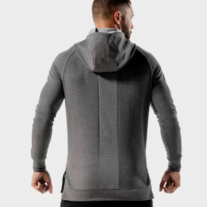 Taille européenne 100% coton sweat à capuche personnalisé pour hommes Fitness Sports et loisirs course à pied entraînement doublé nouvelle lettre motif GYM sweat à capuche - Product Image 2