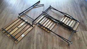 Juego de muebles de jardín Patio de malla impermeable moderno mesas de comedor Bistro de madera para exteriores sillas para restaurante ENTRADA DE Hotel Hospital - Product Image 5