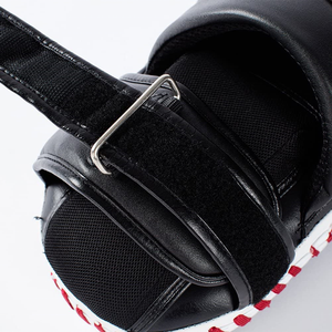 Mitones de perforación curvos de cuero PU almohadillas de mano de entrenamiento de enfoque para boxeo Muay Thai mitones de perforación curvos para práctica de tiro - Product Image 5