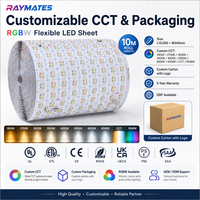 Panneau LED flexible professionnel DC24V 4-en-1 RGBW haute densité 1296 LED pour rétroéclairage de comptoirs en marbre et pierre