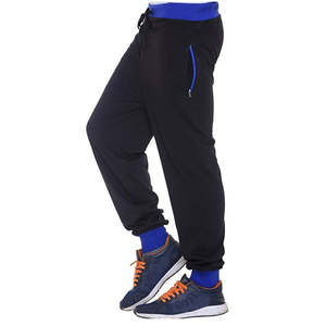 Pantalones de chándal de entrenamiento ajustados informales de nuevo diseño para hombre 100% algodón con patrón sólido ecológico y bolsillos - Product Image 6