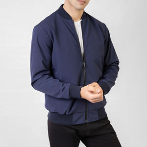 Veste bomber pour homme en vente chaude, légère, à manches longues, fermeture éclair, chaude, décontractée pour l'hiver, veste bomber pour homme, service OEM personnalisé - Product Image 3