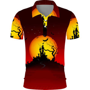 Camisetas de polo para hombre, camisetas de poliéster de golf de alta calidad de manga corta de algodón 100%, Camiseta de gran tamaño de punto para hombre - Product Image 5