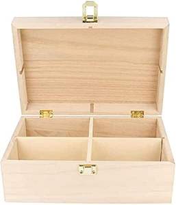 Soper quality Wooden <b>Tea</b> <b>Box</b> with 5 Compartments, <b>Tea</b> Bag Organizer, Wood Storage Boxes for <b>Tea</b> Bag - Product Image 6