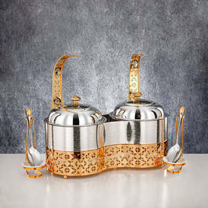 ถาดอุ่นอาหารทรงสี่เหลี่ยมหรูหราพร้อมฝาปิด คุณภาพพรีเมียม สำหรับโรงแรม งานจัดเลี้ยง และงานปาร์ตี้ - Product Image 1