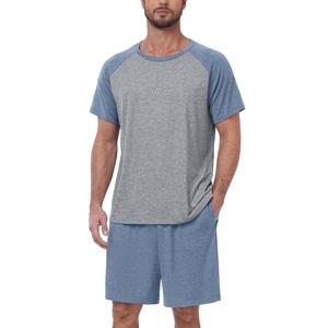 Conjunto de camiseta y pantalones cortos para hombre, trajes de pantalones de manga de verano, ropa de calle informal transpirable, camisas de algodón de estilo callejero para hombre de BD - Product Image 4