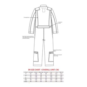 Custom Mechanic Coverall Fr Fire Resistant Clothing 1 Piece Flight Suit Flame Retardants Welder <b>Work</b> Safety Jumpsuit - Product Image 6