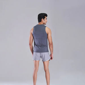 Camisetas sin mangas de alta calidad para hombre, camisetas sin mangas teñidas lisas y de secado rápido, camisetas sin mangas de algodón 100% hechas a medida para hombre, novedad - Product Image 5