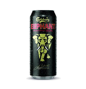 Cerveza Carlsberg Elephant Extra Strong, Paleta de 24 Latas Desechables de 0.5L, 10.5 Vol., Pilsner Potente y de Cuerpo Intenso para Bares y Restaurantes - Product Image 4