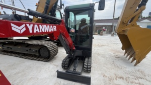 Mini-pelleuse Yanmar VIO17 d'occasion, 1,7 tonne, en excellent état, machine d'origine japonaise pour petites travaux de construction - Product Image 5