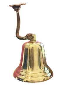 Campana de Mesa de Latón Personalizada, Campana Náutica Hecha a Mano, Campana Escolar Moderna, Decoración de Entrada para Hogar y Jardín, Alta Calidad - Product Image 2