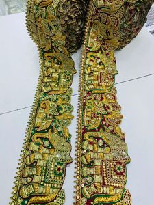 Rubans et lacets floraux brodés à la machine sur mesure dans divers modèles pour robes de mariée en 12 options de couleur - Product Image 6