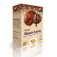 Café instantané Ganoderma 3 en 1, tendance du moment. Formulation d'extrait de café à partir de grains de café moulu. Saveurs douces et variées.