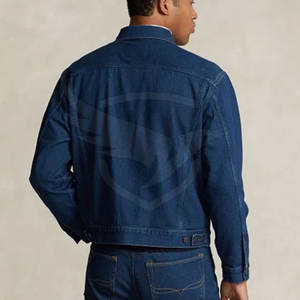 Dernière conception Veste jean unisexe fabriquée au Pakistan Street Wear Veste jean unisexe de haute qualité pour la vente en ligne - Product Image 4