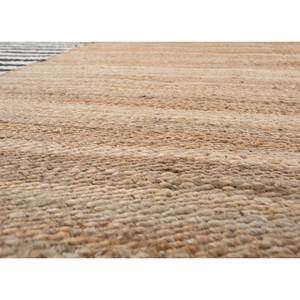 พรมลายทางสีงาช้าง ทอแบนจากปอกระเจาและป่าน รุ่น PDJT-390 สำหรับใช้ในบ้าน - Product Image 3