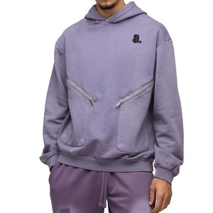 Sudaderas con capucha de ropa informal para hombre con logotipo personalizado, sudaderas con capucha teñidas lisas a precio asequible para hombre para la temporada de invierno - Product Image 1