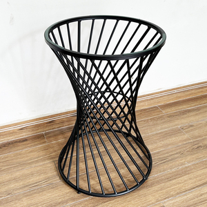 Patas Redondas de Hierro Fundido Estilo Industrial para Mesa de Centro CHBCF023, Diámetro 50cm, Altura 73cm, para Sala de Estar o Comedor - Product Image 2